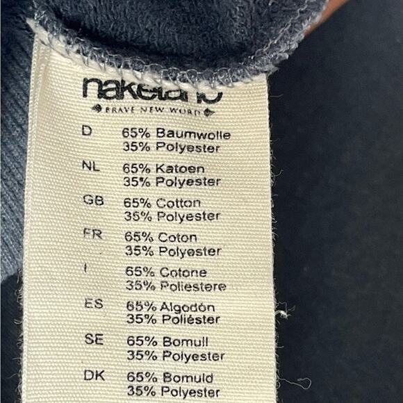 Naketano “Brave New World” Sweatshirt Hoodie, GorpCore, Outdoors, Hiking, Camp S - Picture 13 of 13